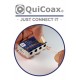 RQC-2 / Distribuidor 2 salidas (5-2400MHz)  QuiCoax