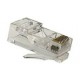 FE-HQ62-50 / Conector RJ45 macho para cable UTP Cat. 6 (alta calidad 50µ) Keynet