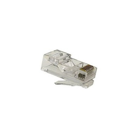 FE-HQ62-50 / Conector RJ45 macho para cable UTP Cat. 6 (alta calidad 50µ) Keynet