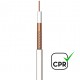 CCU-102R / Cable Coaxial 6,7mm Cu/CCA blanco (100m)