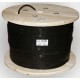 27/115 FC/250 - Cable Coaxial 15mm Cu/Cu PE negro (250m) Cavel