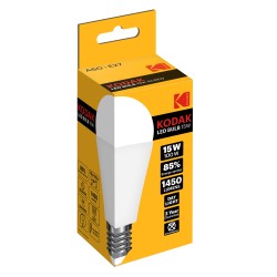 A60/E27-DAY-15 / Bombilla led estandard E27 1450lm 15W 6000k día Kodak