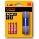 LINTERNA-9A/ Linterna 9 leds compacta + 3 pilas AAA azul Kodak