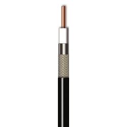 WL400N / Cable coaxial 50Ω 10,3mm PVC negro  (100m) Cavel