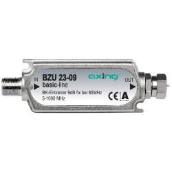 BZU-23-09 / Ecualizador lineal fijo CATV 5-1000MHz (9dB) Axing