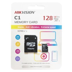 MICROSD-128 / Tarjeta de memoria MicroSD Hikvision 128GB