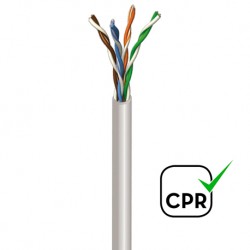 CAS/LUTP-CAT5E / Cable UTP Categoría 5e LSZH blanco   CCA  (305m)