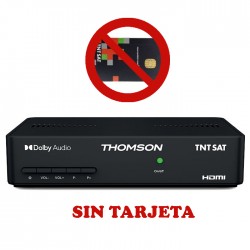 THS-806 / Receptor satélite oficial TNT-SAT HD **sin tarjeta** Thomson