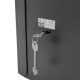 FR10-S0354-CT / Rack mural 19" 3U de seguridad 560x190x400mm puerta metálica Keynet