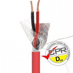 WIR-9150 / Cable alarma incendios 2x1,5mm Cu rojo (100m) Nimo