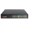 SW1816POE-160-E / Switch PoE 16 Puertos + 2 Uplink 10/100Mbps Nextvision