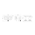 SINGLE-6 / LNB Monoblock 6º Single Hotbird-Astra Inverto