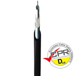 CFO2-600ARM / Cable 2FO exterior negro armado EK