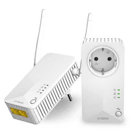 POWERLINE-600WF / Kit PLC Powerline WiFi 600WF  600Mbps / 300Mbps (WiFi) Strong