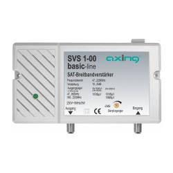 SVS-1-00 / Amplificador de línea TER + SAT 25dB Axing