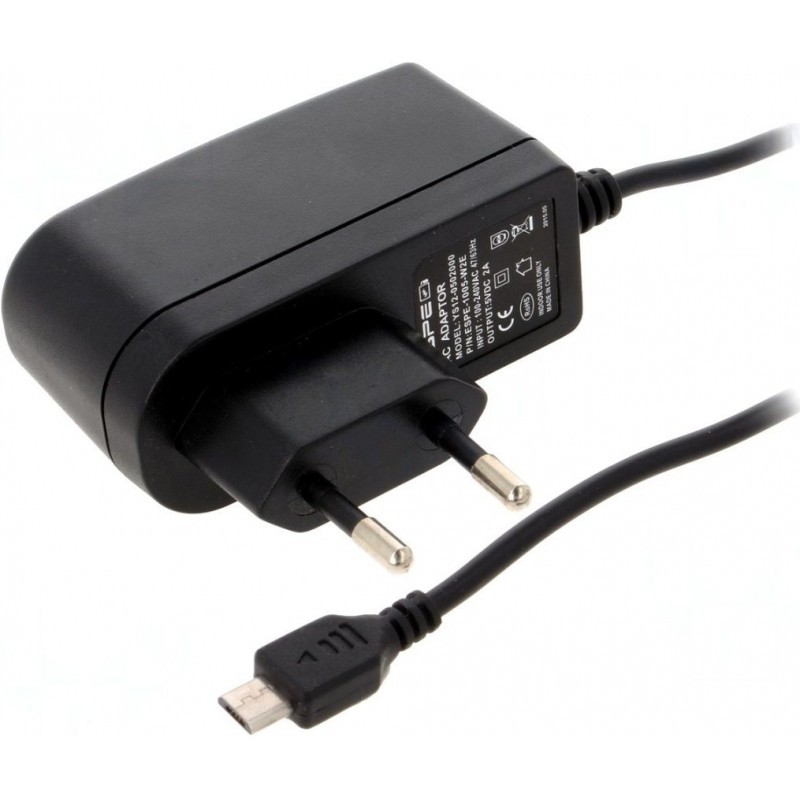 PSU-USBM / Alimentador micro-USB 200Vac - 5Vdc / 2A