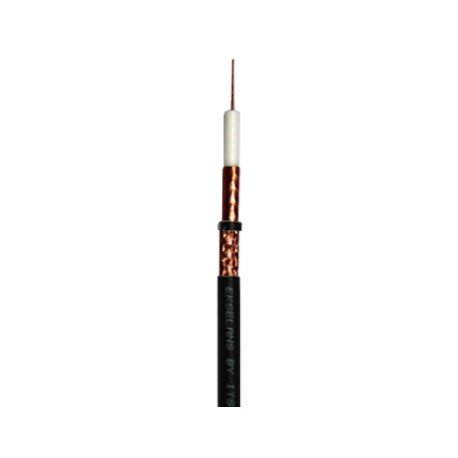 CCR-96N+ / Cable coaxial 6,8mm Cu 1,13mm PE negro Fca (100m) EK