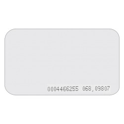 MFCARD-NUM / Tarjeta de proximidad blanca  MIFARE con numeración