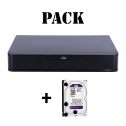 PACKCCTV-8 / Pack Grabador 8 cámaras 5 en 1 resolución 1080p + Disco duro 2TB