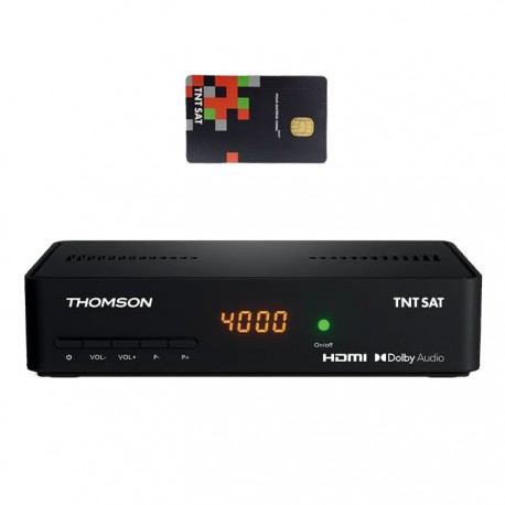 THS-808 / Receptor satélite oficial TNT-SAT HD con tarjeta Thomson