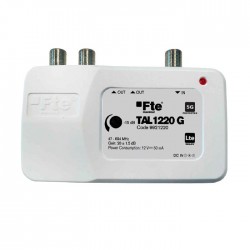 TAL-1220G / Amplificador de vivienda 2 salidas 20dB LTE2 (5G) Fte
