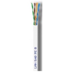 LAN-540 PEB / Cable  UTP  Categoría  5e  PE  blanco   Cu  (300m)