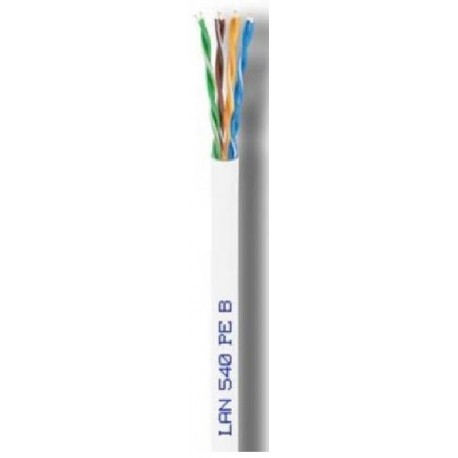 LAN-540 PEB / Cable  UTP  Categoría  5e  PE  blanco   Cu  (300m)