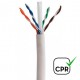 CAS/LUTP-CAT6 - Cable UTP Categoría 6 LSZH blanco CCA  (305m)