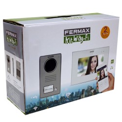 1431 / Kit videoportero color  WAY-FI 7" 2 hilos 1L WiFi con Monitor manos libres