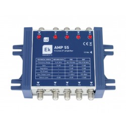 AMP-55 / Amplificador para Multiswitch Cascada 5 líneas