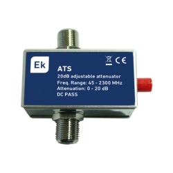 ATS / Atenuador variable 45-2300MHz en F  20dB EK