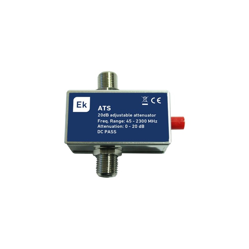 ATS / Atenuador variable 45-2300MHz en F  20dB EK